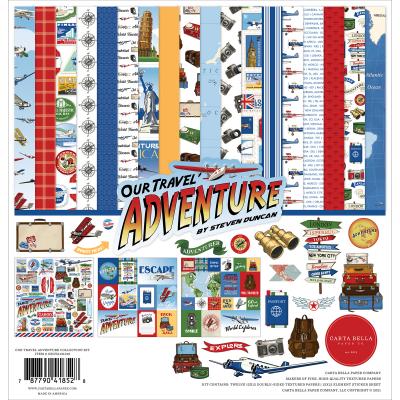 Carta Bella Our Travel Adventure Designpapier - Collection Kit